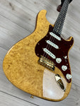 Fender Custom Shop Artisan Maple Burl Strat NOS, Ebony Madagascar Fingerboard, Aged Natural