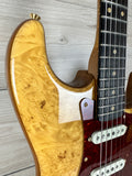 Fender Custom Shop Artisan Maple Burl Strat NOS, Ebony Madagascar Fingerboard, Aged Natural