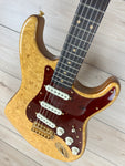 Fender Custom Shop Artisan Maple Burl Strat NOS, Ebony Madagascar Fingerboard, Aged Natural