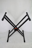 MJ Audio SF508 Keyboard / Piano Stand Double X-Brace Construction Adjustable Black - CBN Music Warehouse