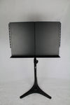 MJ Audio DF048 Metal Sheet heavy duty Music Stand - Black - CBN Music Warehouse