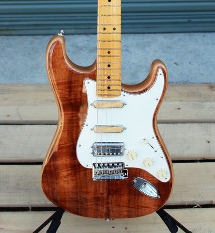 Fender Rarities Flame Koa Top Stratocaster Electric Guitar - CBN Music Warehouse