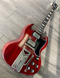 Gibson 60th Anniversary 1961 SG Les Paul Standard sideways Vibrola VOS - Cherry Red