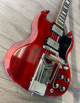 Gibson 60th Anniversary 1961 SG Les Paul Standard sideways Vibrola VOS - Cherry Red