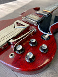 Gibson 60th Anniversary 1961 SG Les Paul Standard sideways Vibrola VOS - Cherry Red