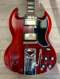 Gibson 60th Anniversary 1961 SG Les Paul Standard sideways Vibrola VOS - Cherry Red