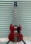 Gibson 60th Anniversary 1961 SG Les Paul Standard sideways Vibrola VOS - Cherry Red