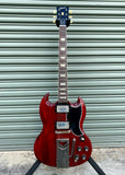 Gibson 60th Anniversary 1961 SG Les Paul Standard sideways Vibrola VOS - Cherry Red