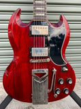 Gibson 60th Anniversary 1961 SG Les Paul Standard sideways Vibrola VOS - Cherry Red