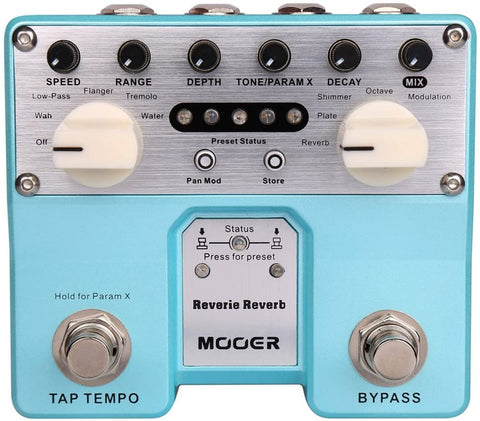 Mooer Reverie Reverb Twin Series Digital Reverb Guitar Effects Pedal