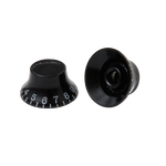 Gibson Top Hat Knobs - 4 Pack, Black - CBN Music Warehouse