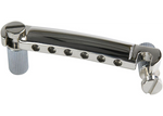 Gibson Accessories Stop Bar Tailpiece w/Studs & Inserts - Nickel - CBN Music Warehouse