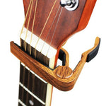 MJ Audio guitar Capo Dark Wood - MJ-09DW - CBN Music Warehouse