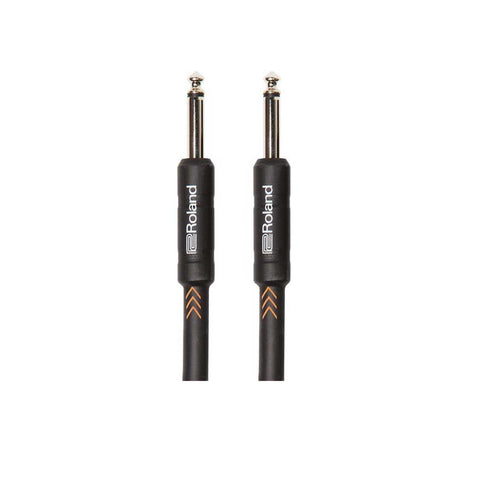 ROLAND RIC-B25 BLACK SERIES 25FT INSTRUMENT CABLE - STRT/STRT 1/4' JACK RIC-B25 - CBN Music Warehouse