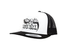 Ernie Ball Black & White Trucker Cap w/ Ernie Ball Eagle - CBN Music Warehouse