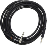 Roland Black Series 20FT Instrument cable - ANG/STRT 1/4' JACK RIC-B20A - CBN Music Warehouse