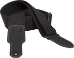 BOSS BSC-20-BLK 2" Wide Cotton Guitar Strap (Black) - CBN Music Warehouse