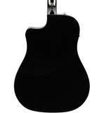 Fender CD-60SCE Dreadnought Acoustic-Electric Guitar Black - CBN Music Warehouse