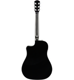 Fender CD-60SCE Dreadnought Acoustic-Electric Guitar Black - CBN Music Warehouse