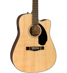 Fender CD-60SCE Dreadnought Acoustic-Electric Guitar Natural - CBN Music Warehouse