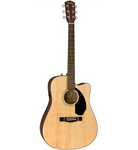 Fender CD-60SCE Dreadnought Acoustic-Electric Guitar Natural - CBN Music Warehouse