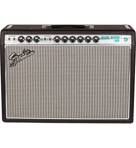 Fender '68 Custom Deluxe Reverb 22W 1x12 Tube Guitar Combo Amp with Celestion G12V-70 Speaker - CBN Music Warehouse