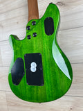 EVH Wolfgang Standard QM Electric Guitar - Transparent Green with Baked Maple Fingerboard