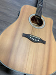 Eko TRI Dreadnought Cutaway Acoustic Electric Guitar - Natural