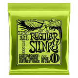 Ernie Ball 2221 Regular Slinky Nickel Wound Electric Guitar Strings - .010-.046