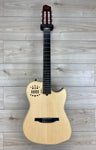 Godin Multiac Nylon String Electric Guitar High Gloss Natural - CBN Music Warehouse