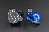 KZ ZSN Pro 1BA+1DD Hybrid in Ear Earphones Monitor Running Sports Headphones HiFi Bass Metal Wired Earbuds (No Mic, Blue)