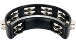 RhythmTech RT1010 Tambourine Black with Nickel Jingles - CBN Music Warehouse