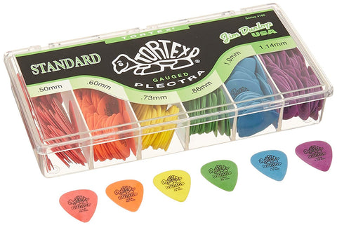 DUNLOP TORTEX STD GUITAR PICK - CABINET W/ 432 PICKS - CBN Music Warehouse